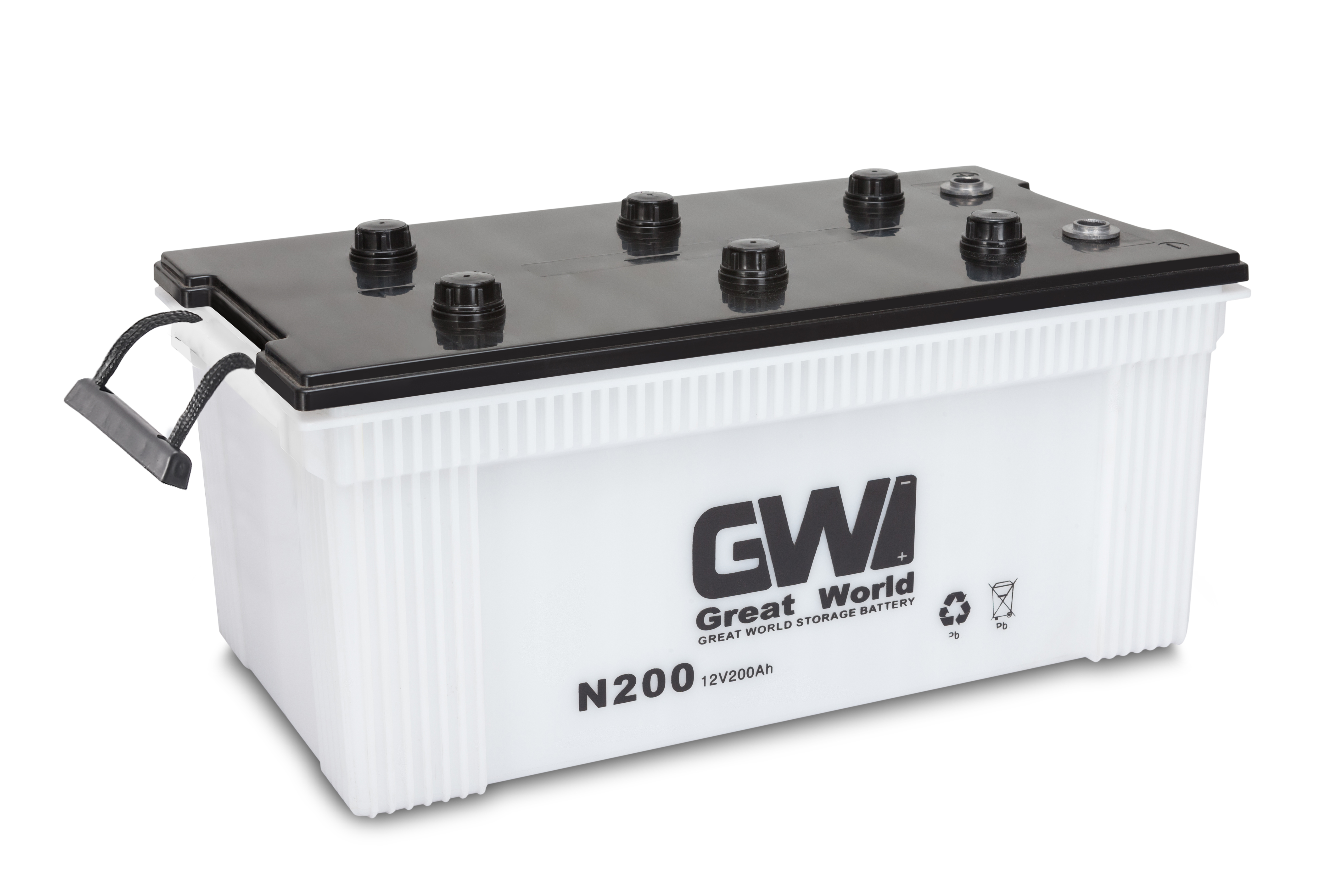GW Brand 12V 200Ah JIS Car Battery N200 Dry Charged auto starter lead acid Battery