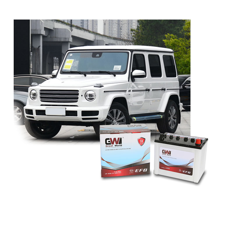 GW Brand Car Battery 12V 60Ah EFB Batteries