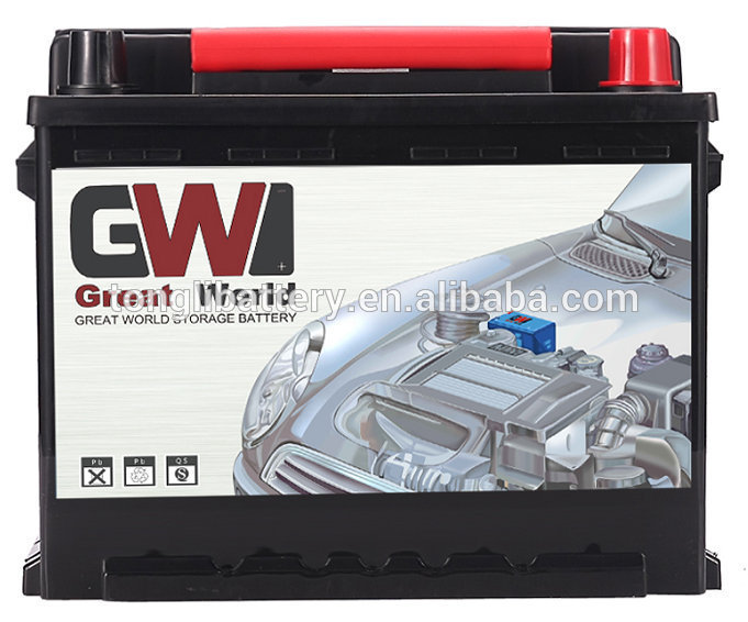 GW Brand Din 75 Car Battery 12V 75Ah Lead-acid Maintenance Free Auto Battery